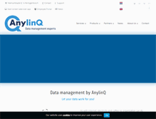 Tablet Screenshot of anylinq.com